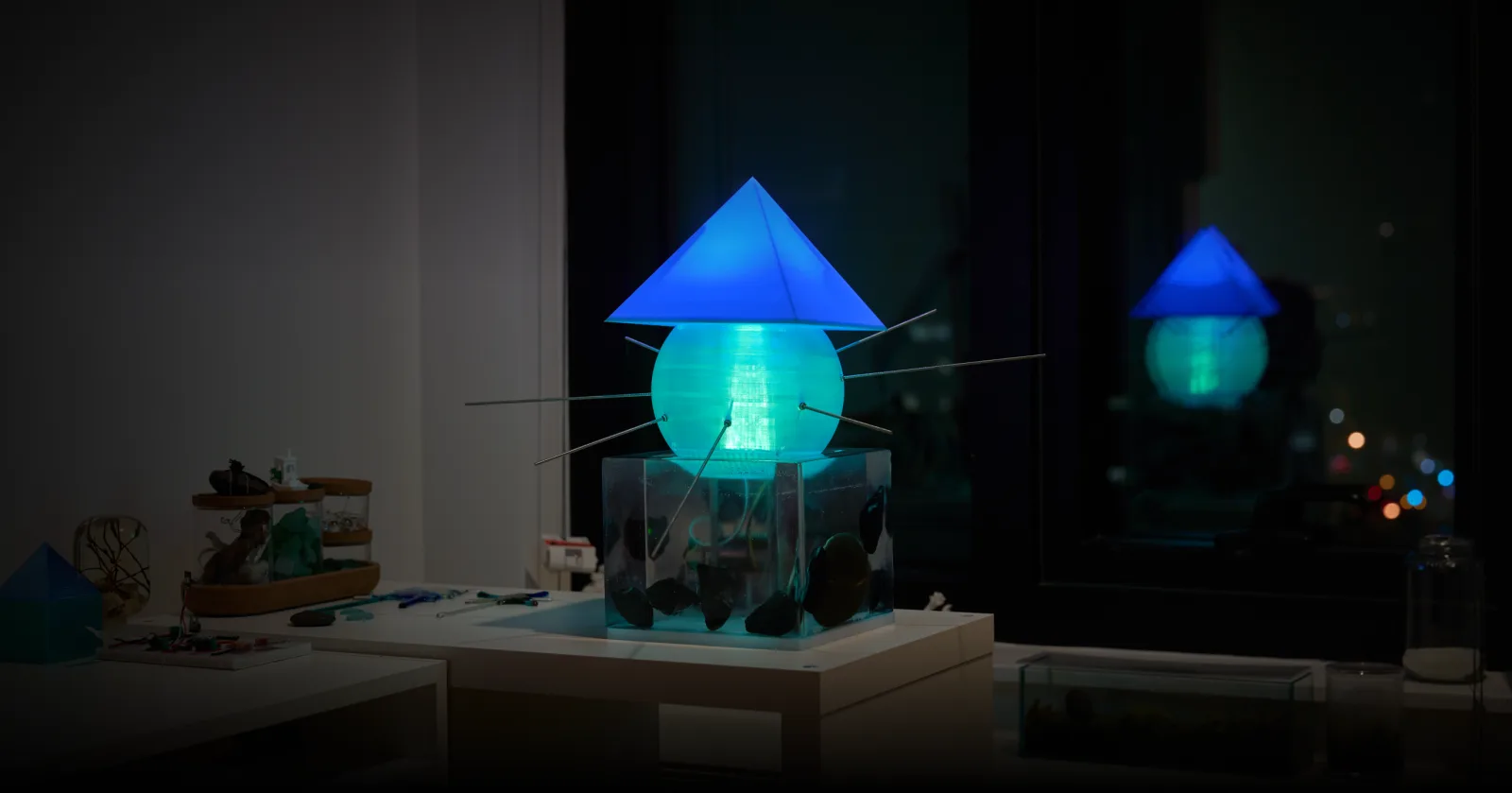 Lumemaru 인터랙티브 조명 설치물
